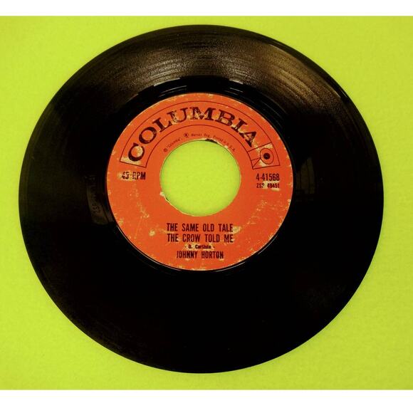 Johnny Horton - Sink the Bismark / Same Old Tale - 45rpm Vinyl Record Single 7" - Picture 2 of 6